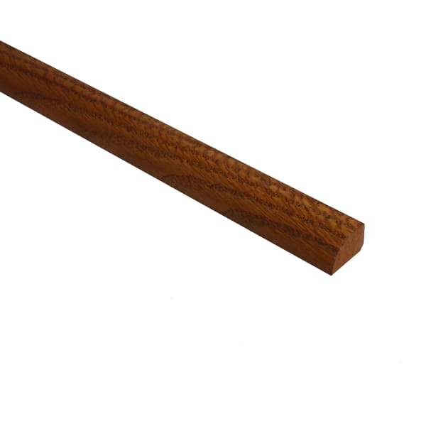 Prefinished Classic Gunstock Oak Hardwood 1/2 in thick x .75 in wide x