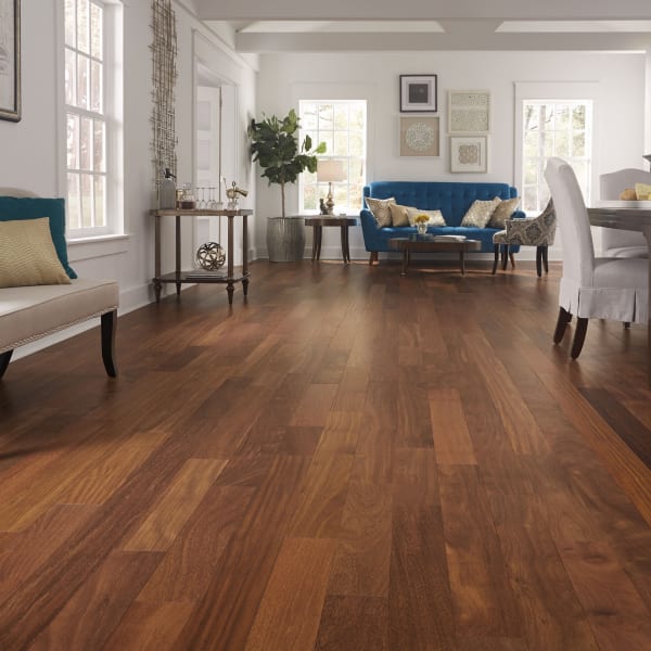 Bellawood 3 4 In X 3 1 4 In Matte Brazilian Chestnut Solid Hardwood Flooring Ll Flooring