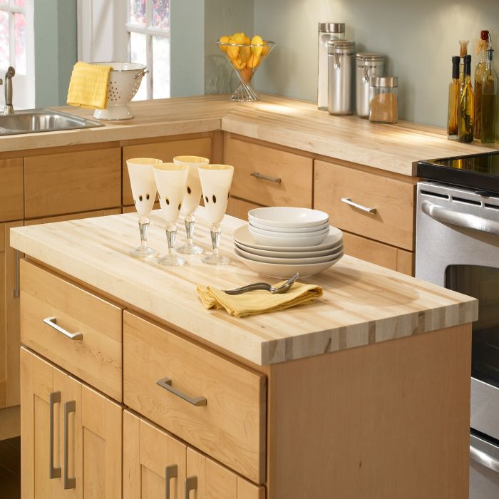 108 x 25 x 1-1//2 Maple Counter Top 1-1//2 Thick